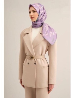 İpekevi Armine İpek Eşarp 2025 Yaz - 9312-58 Pembe Sura