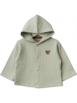 MiraLive Bebitof Kapüşonlu Bebek Hırka 80153 Mint