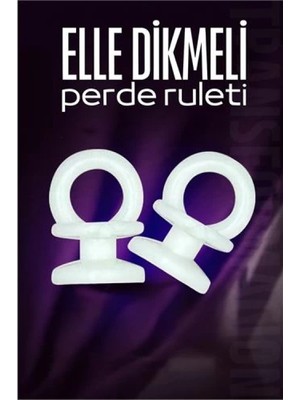 MiraLive Elle Dikmeli Perde Düğmesi Perde Ruleti 38 Adet