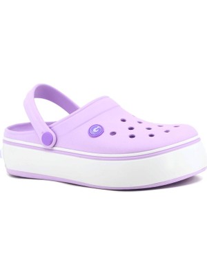 Soylu Zenne 812G Gabi Kutulu Sargılı Cross Terlik Lila No 36