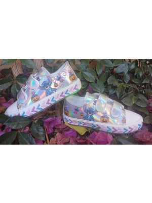 Türkiye Stitch Baskılı Kız Çocuk Ayakkabısı