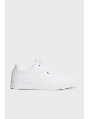 Tommy Hilfiger Hakiki Deri Bağcıklı Sneaker Ayakkabı Bayan Ayakkabı FW0FW08815 Ybr