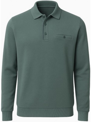 Ercan Simenti Regular Fit Polo Yaka Selanik Kazak - 7414