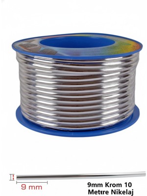 Extra Market Alfa Romeo 159 Uyumlu 3D Krom Nikelaj Şerit Çıta 9mm x 10M – Dekoratif Araç Trim ve Kaplama Bandı