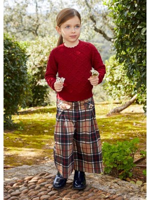 Mayoral Abel&luls Kızx Çocuk Ekose Kışlık Pantolon 5717