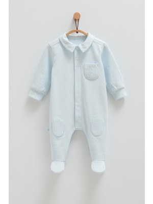 Caramell Napoli Premium Erkek Tulum Mavi