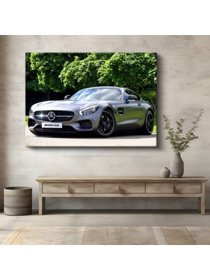 Mercedes-Amg Gt Alman Kanvas Tablo Stuttgart Gücü Otomobili Tablo