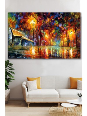 Sonbahar Yağlı Boya Görünümlü Kanvas Tablo 100X140