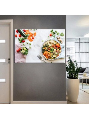 Beslenme Uzmanı ve Diyetisyen Dekorasyon Tabloları Kns-14 Hd Dijital Baskı Yatay Kanvas Tablo 41614