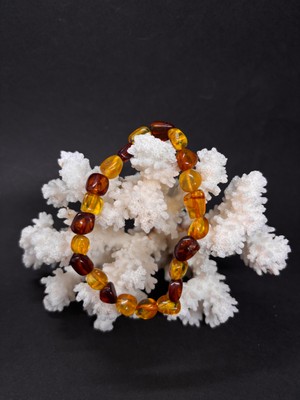 Gemsartdeco Tamburlu Kehribar Litvanya Bileklik