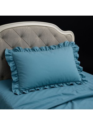 Miruza Ev Tekstil %100 Pamuk Fırfıfrlı Yastık Kılıfı