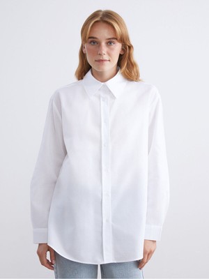 LC Waikiki Yeni Sezon Oversize Kadın Gömlek TUNIK_8684689061204