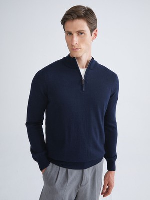 LC Waikiki Artı Yeni Sezon Dik Yaka Erkek Triko KAZAK_8684686445953