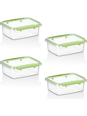 Smartware 4'lü Set Press - Lock Saklama Kabı 360 ml