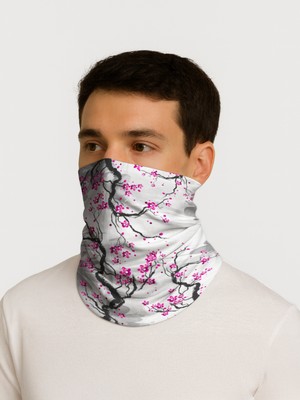 Sakura Boyunluk Bandana Maske Buff Buffed