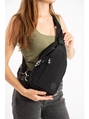 Rky Serenity Sanmorris Kadın Krinkıl Kumaş Suya Dayanıklı Çapraz Askılı Çanta