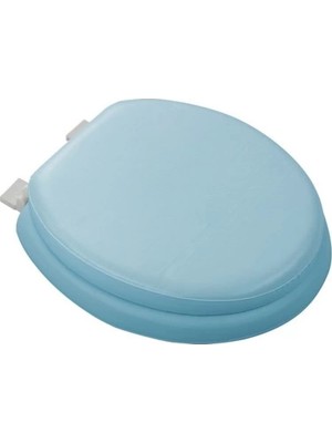 MiraLive Mavi Yumuşak Klozet Kapak Büyük Puf  42X41 cm (K95)