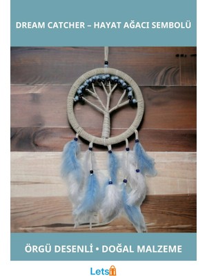 Letsii Hayat Ağacı Rüya Kovanı Dekoratif 57 cm