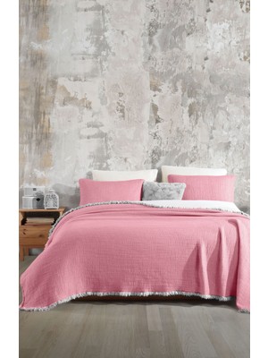 6 Kat Müslin Battal Boy 220X240 Yorgan/2 Adet 50X70CM Yastık Kılıfı 6 Katlı Multi Muslin