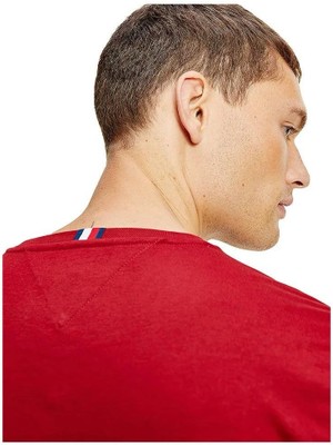 Erkek Baskı Logo Organik Pamuklu Tişört