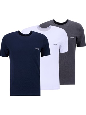 Boss Çok Renkli Erkek Atlet Tshirt Rn 3p Classic