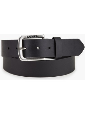 Levi's Erkek Siyah Sığır Derisi Kemer 38016-0196