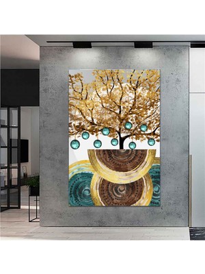 Dev Boyut Sürreal Ağaç Tasarım Hd Baskı Kanvas Tablo Hd Dijital Baskı Dikey Kanvas Tablo Dekoratif