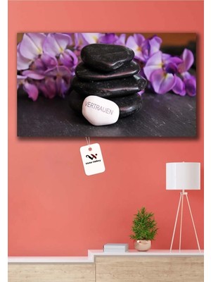Spa Taşları Hd Baskı Kanvas Tablo Hd Dijital Baskı Yatay Kanvas Tablo Dekoratif
