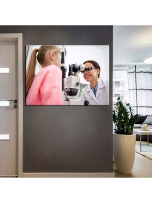 Göz Hastanesi, Göz Sağlığı Merkezi Tabloları 17 Hd Dijital Baskı Yatay Kanvas Tablo 41412