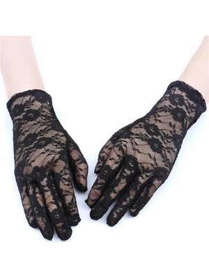 MCM Group Dantel Eldiven Siyah Renk Yetişkin