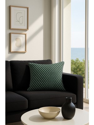 Premier Home Jakar Kırlent Kılıfı Yeşil V1 45X45