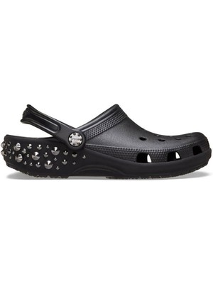 Crocs Clasic Studded Clog Kadın Terlik - Siyah