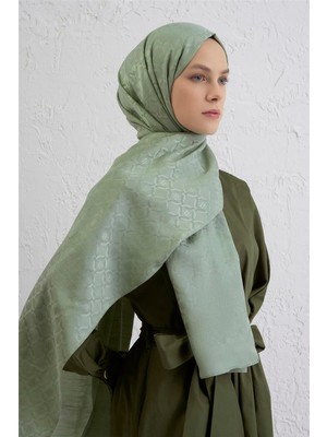 Armine Pamuk  Floş Monogram Zincir Şal 1 51