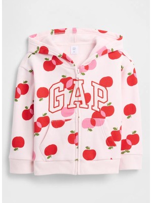 Gap Baskılı Kız Çocuk Kırmızı Sweatshırt 793479003