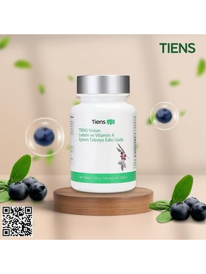 Tiens Vision Lutein ve Vitamin A Içeren Takviye Edici Gıda Tsd