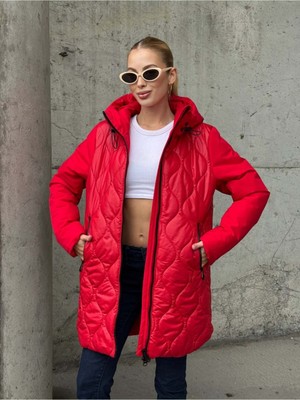 Kadın Kapitone Şişme Mont