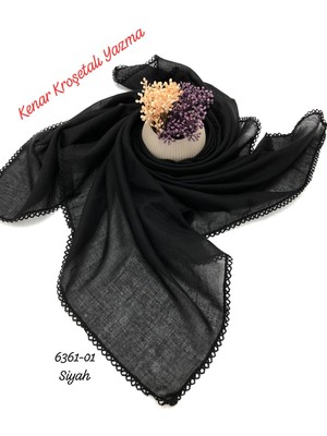 Sedef 6361 Düz Kenar Kroşetalı (Tığlı ) Yazma