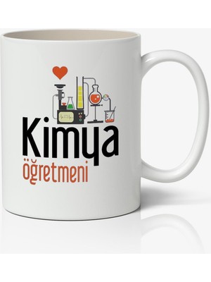 Toyaso Kişiye Özel Kimya Öğretmeni Öğretmene Hediye Beyaz Kupa - Öğretmenler Günü