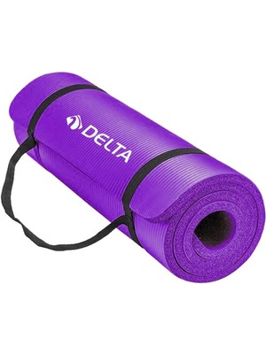 Delta 15 mm Sırtta Taşıma Askılı Pilates Minderi 1.5 cm Pilates Matı Yoga Aerobik Egzersiz Minderi