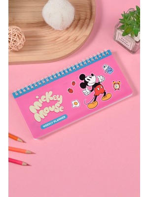 Miniso Disney  Lisanslı Mickey Yemek Koleksiyonu Pp Haftalık Planlayıcı (60 Sayfa, 12 Ay)