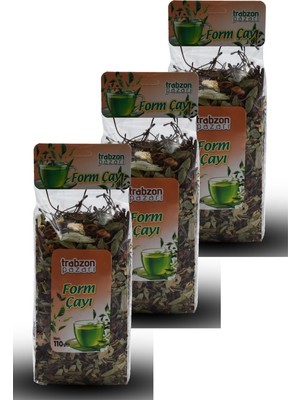 Trabzon Pazarı Bitki Karışımlı Form Çayı 3x110 Gr