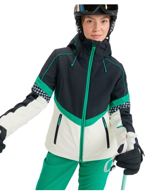 Roxy Peak Chic Softshell Kadın Gri Kayak Montu.11793