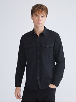 LC Waikiki Vizyon Yeni Sezon Regular Fit Uzun Kollu Erkek Jean GÖMLEK_8684686247700