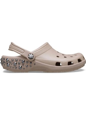 Crocs Classic Studded Clog Kadın Terlik - Taş