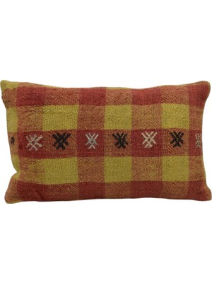 Kilim Antik El Dokuma Lumbar Kilim Kırlent Yastık Kılıfı 0271 - Yeni - Çok Renkli