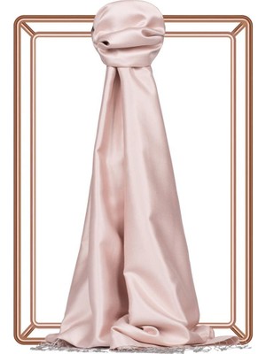 İpekevi Ipekevi Çift Taraflı Ipek Şal Ortanca Pembesi