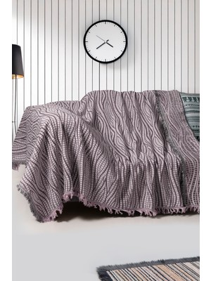 Rell Home Pamuklu Lüks Kaymaz Koltuk Örtüsü | Koltuk Şalı | Çok Amaçlı Örtü