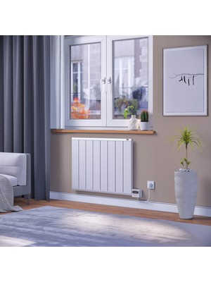 ZİCRA Sirius 60 cm x 80 cm Dekoratif Alüminyum Elektrikli Radyatör 220 V - 500 W