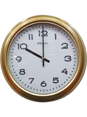 Regal 4290 Gw Özel Seri Metal Kasa Akar Sessiz Saniyeli Duvar Saati