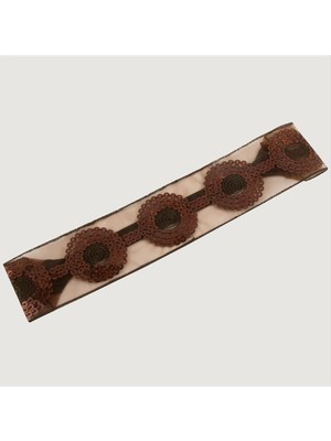 Fantastik Store Saç Bandı Kahverengi Toka